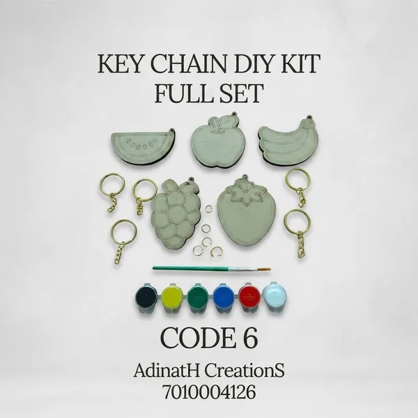 Wooden_Fruit_Keychain_Diy_Painting_Kit_Set_Of_5_set_of_2_each_has_5_pcs_total_10_pcs