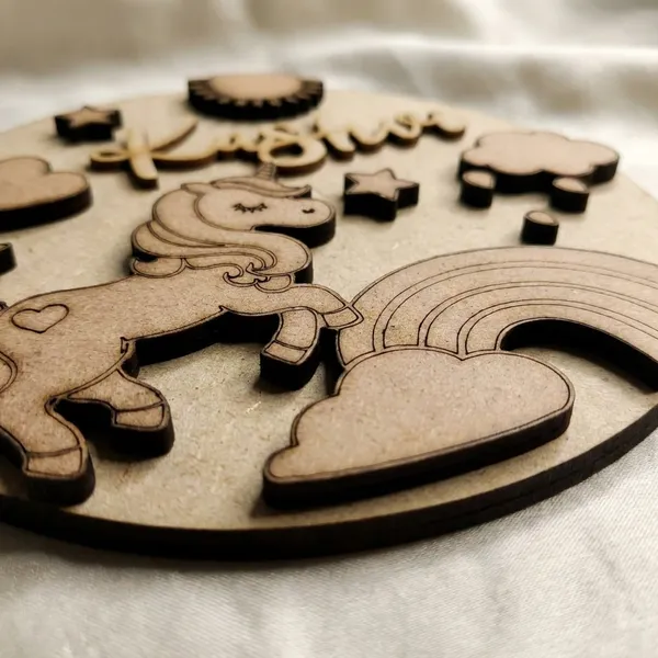 Wooden_Personalized_Name_Plate_Unicorn_Theme_With_Rainbow_And_Stars