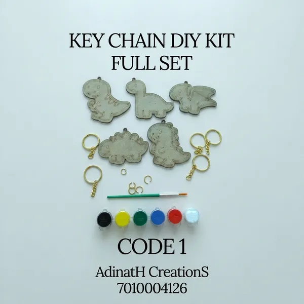 Diy_Dinosaur_Keychain_Painting_Kit_Set_Of_5_set_of_2_each_has_5_pcs_total_10_pcs