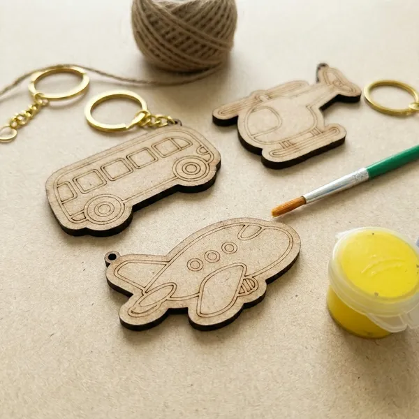Key_Chain_Diy_Kit_Full_Set_Code_7_Vehicle_Theme_With_Paint_And_Accessories_set_of_2_each_has_5_pcs_total_10_pcs