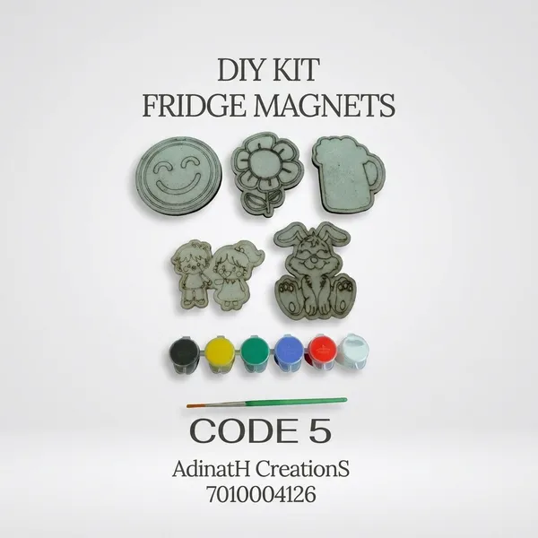Diy_Fridge_Magnets_Craft_Kit_Code_5_By_Adinath_Creations_set_of_2_each_has_5_pcs_total_10_pcs