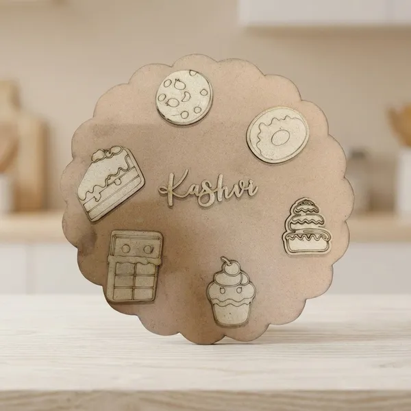Kaztui_Wooden_Scalloped_Edge_Serving_Platter_With_Food_Motifs