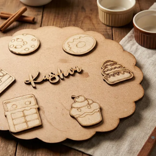Kaztui_Wooden_Scalloped_Edge_Serving_Platter_With_Food_Motifs