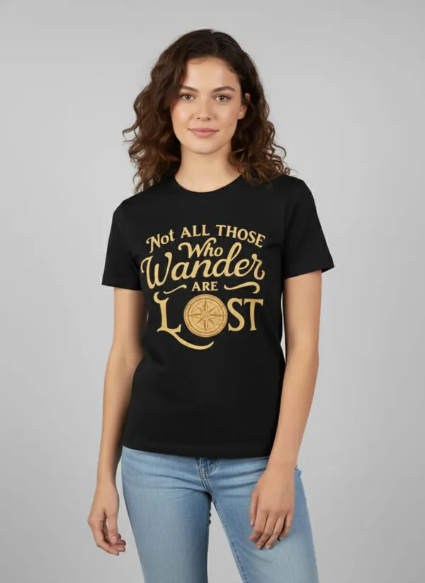 Black_Cotton_Lost_T-Shirt_For_Men_&_Women