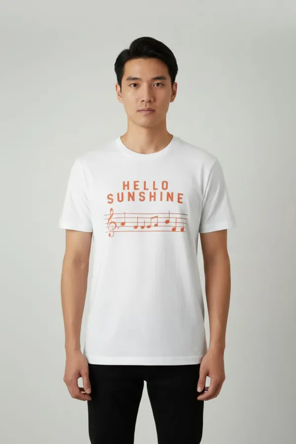 Cotton_T-SHIRT_Sunshine_For_Men_&_Women