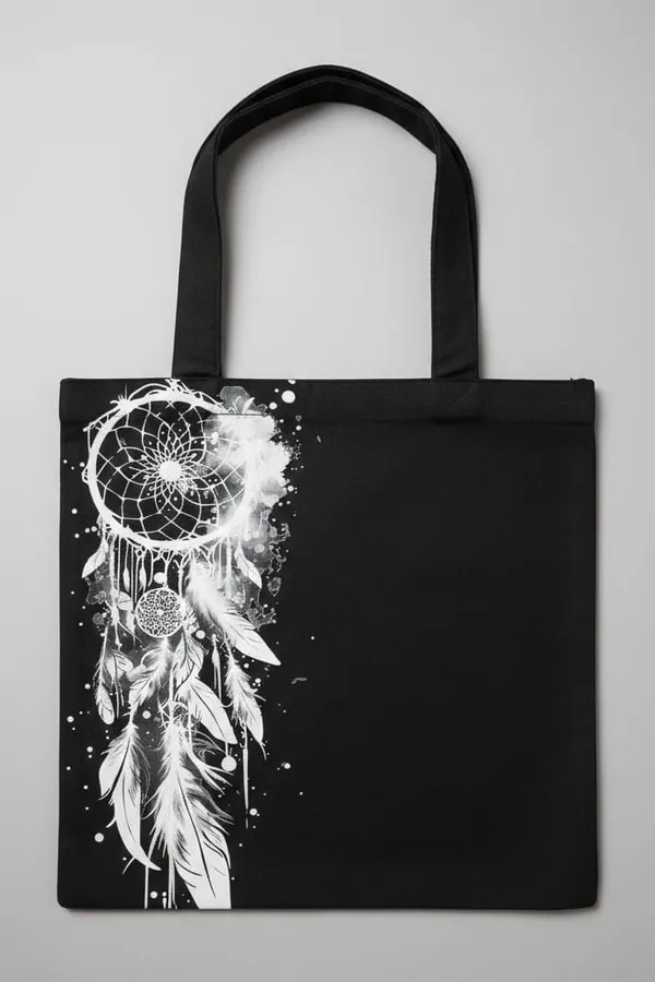 Black_Cotton_Printed_Tote_Bag_For_Women
