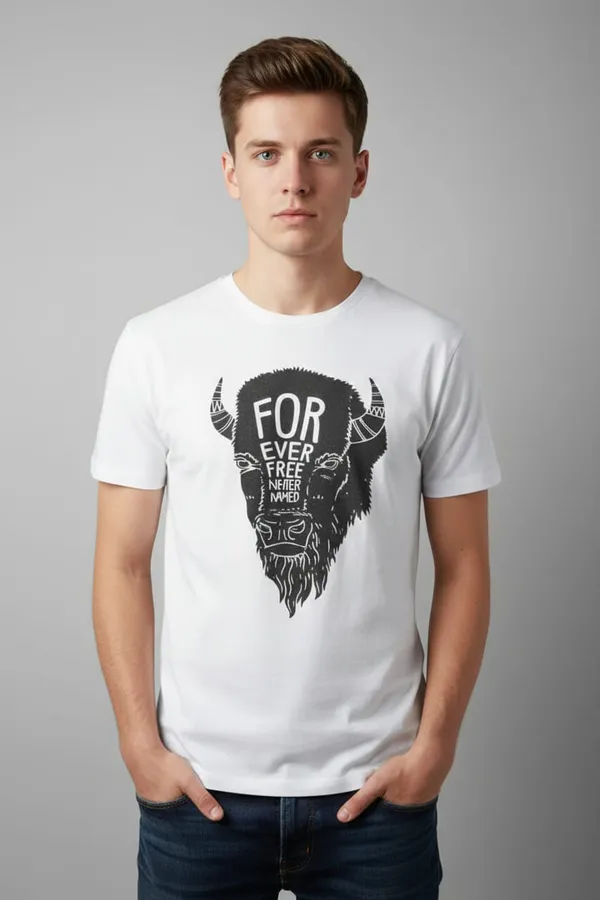 White_Cotton_T-Shirt_For_Men_&_Women