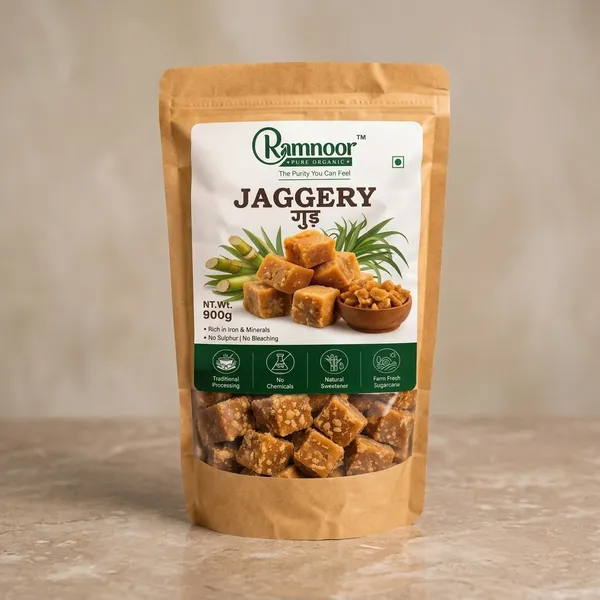 Ramnoor_Organic_Sulphur-Free_Jaggery