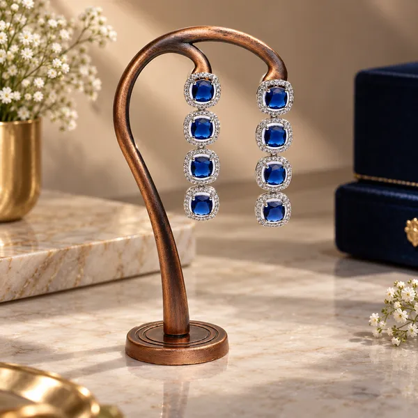 Blue_Silver_Tone_Brass_Faceted_Stone_Necklace_And_Earrings_Set_For_Women