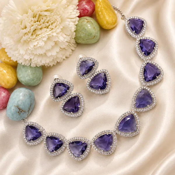 Purple_Faceted_Stone_Brass_Necklace_Set_For_Women