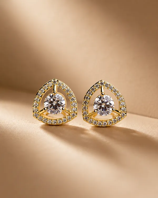 Gold_Brass_Triangular_Crystal_Stud_Earrings_For_Women