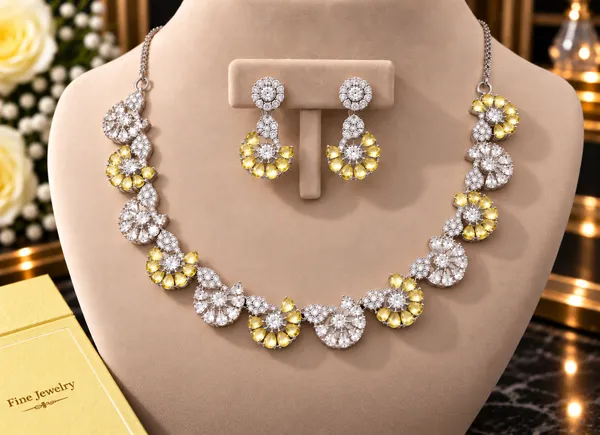 Gold_Silver_Brass_Floral_Stone_Necklace_Set_For_Women