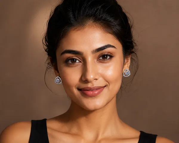 Silver_Brass_Circular_Halo_Stud_Earrings_For_Women
