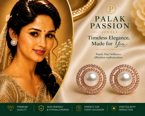 Rose_Gold_Tone_Pearl_Stud_Earrings_For_Women