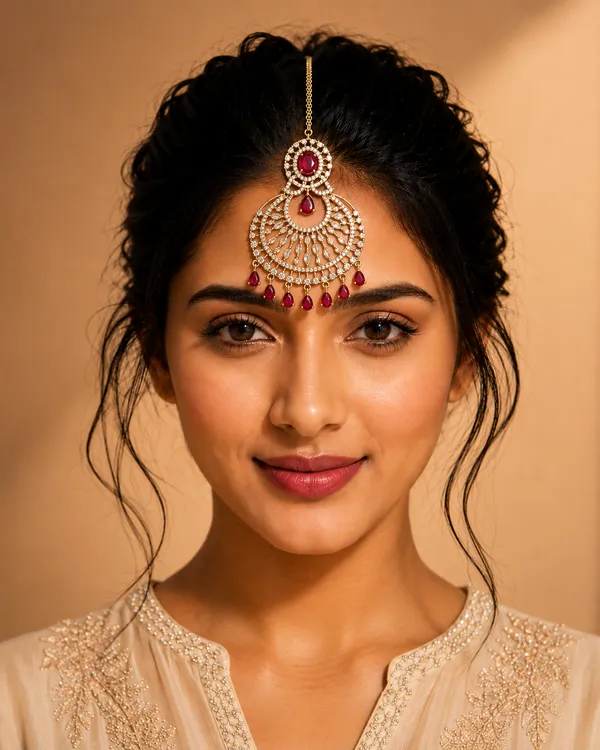 Gold_Tone_Red_Stone_Studded_Chandelier_Maang_Tikka_For_Women