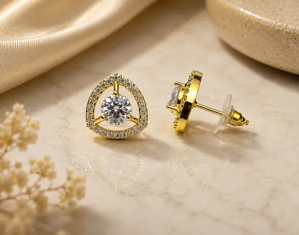 Gold_Brass_Triangular_Crystal_Stud_Earrings_For_Women