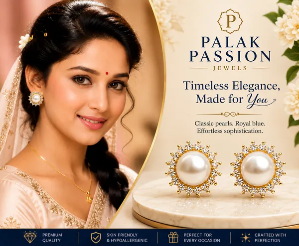 Gold_Brass_Pearl_Stone_Sunburst_Stud_Earrings_For_Women