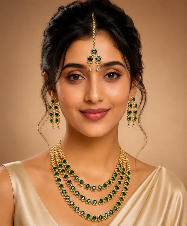 Green_Gold_Brass_Layered_Oval_Stone_Jewellery_Set_For_Women