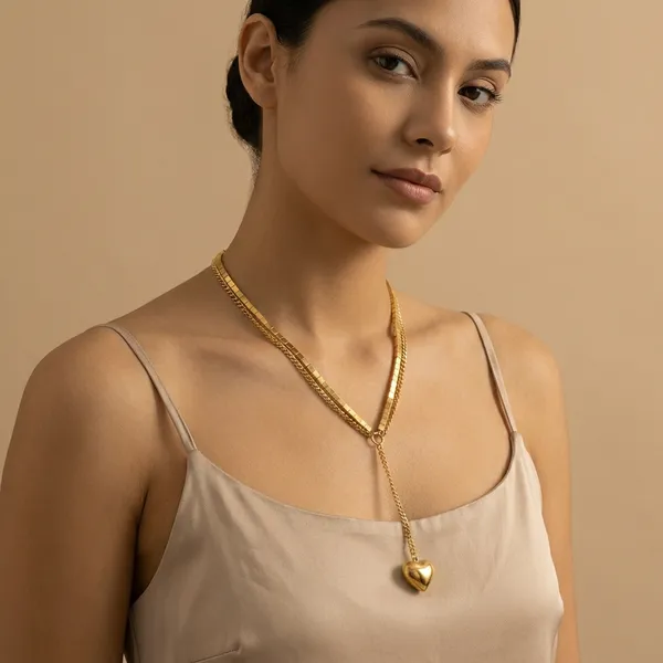 Golden_Golden_Heart_Chain_Pendant_For_Women