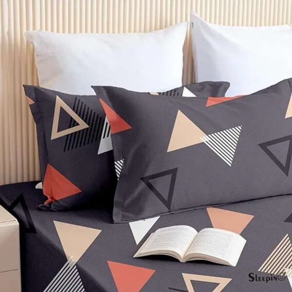 Brown_Cotton_Double_Bedsheets_with_2_Pillow_Covers