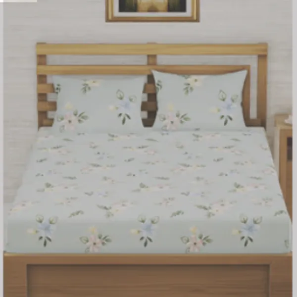Green_Cotton_Double_Bedsheets_With_2_Pillow_Covers