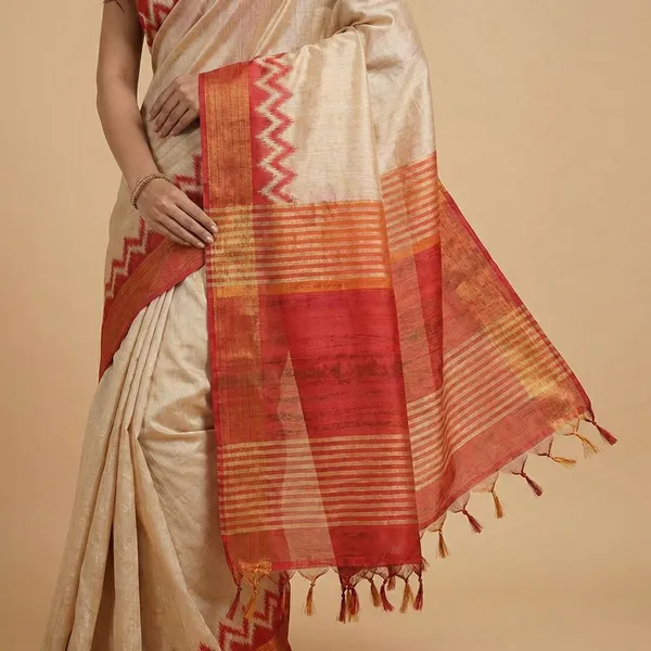 Multicolor_Tussar_Silk_Digital_Print_Saree_For_Women