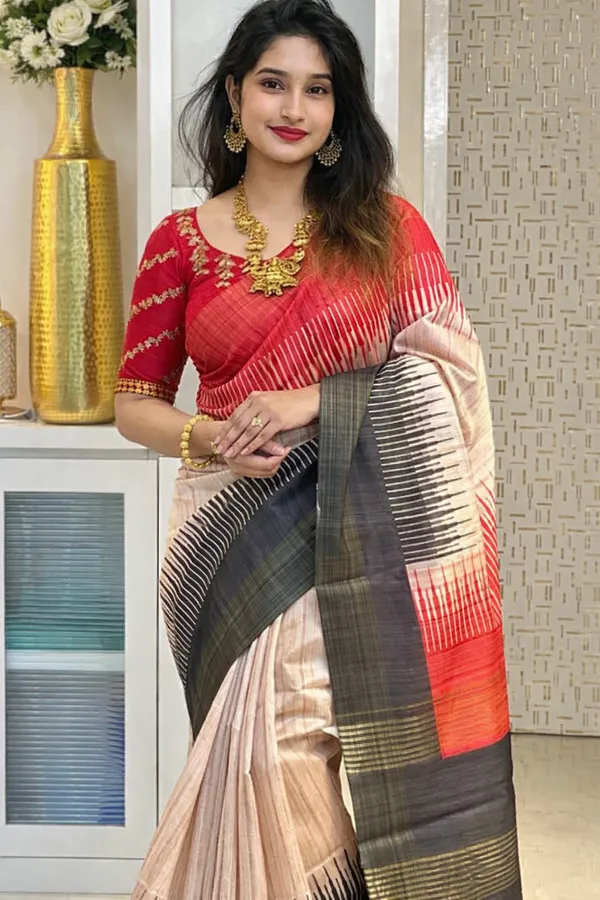 Multicolor_Tussar_Silk_Digital_Print_Saree_For_Women