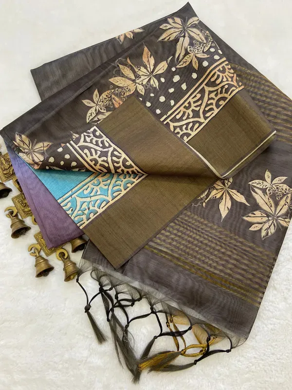 Multicolor_Tussar_Silk_Digital_Print_Saree_For_Women
