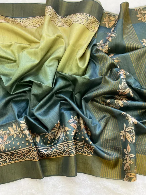 Multicolor_Tussar_Silk_Digital_Print_Saree_For_Women
