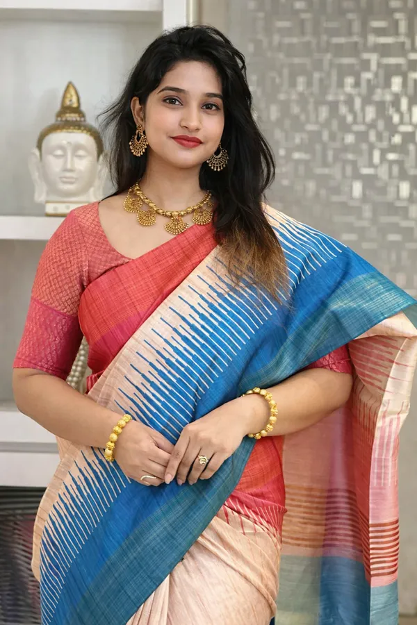 Multicolor_Tussar_Silk_Digital_Print_Saree_For_Women