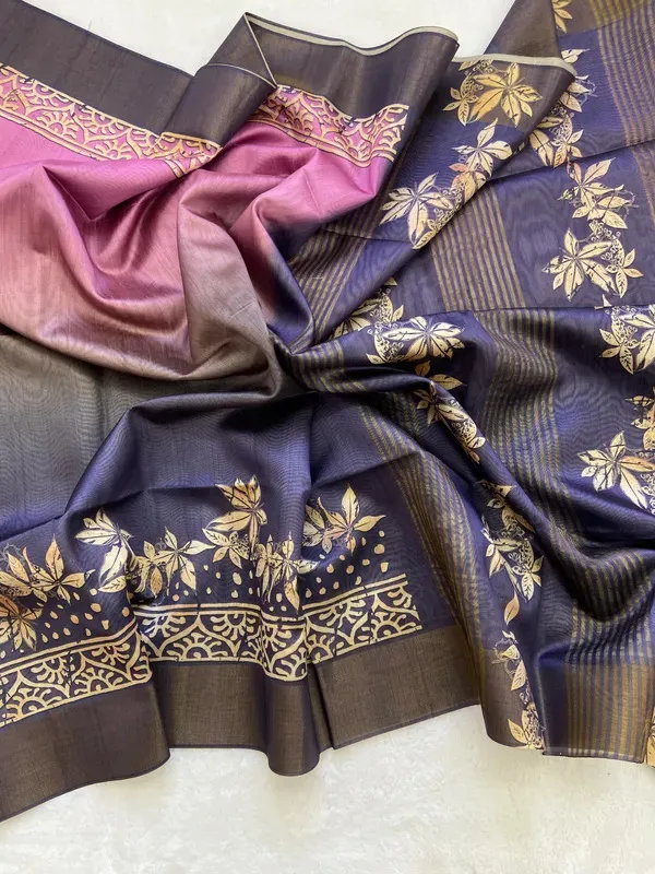 Multicolor_Tussar_Silk_Digital_Print_Saree_For_Women