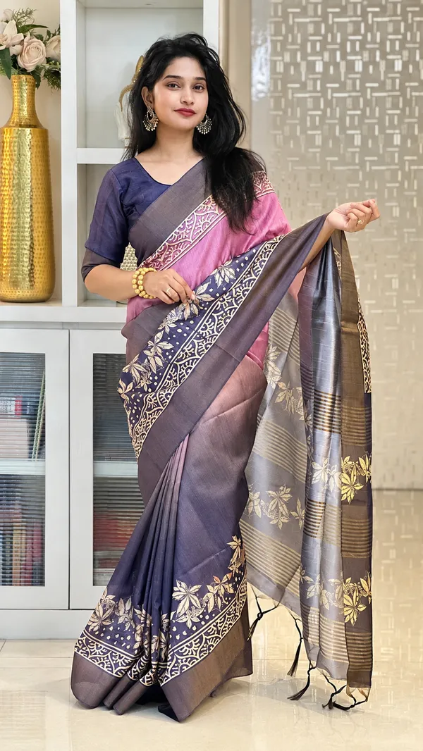 Multicolor_Tussar_Silk_Digital_Print_Saree_For_Women
