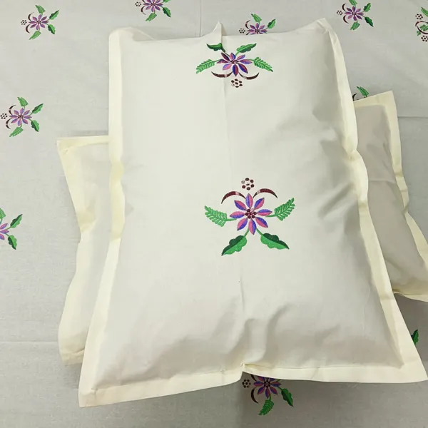 Pack_Of_1_Cream_Cotton_Embroidered_Nazaakat_Bedsheet_Double_Bed