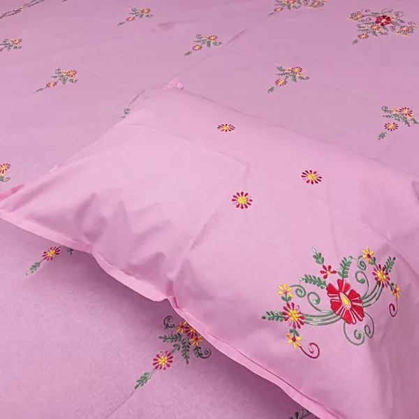 Pack_Of_1_Pink_Cotton_Embroidered_Gulaabi_Bedsheet_Double_Bed