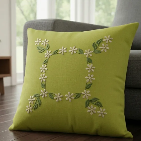 Pack_Of_4_Green_Cotton_Embroidered_Sajawat_Cushion_Cover
