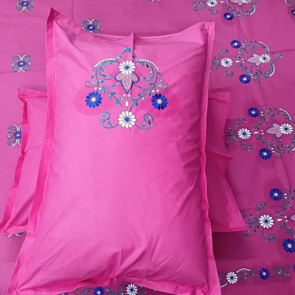 Pack_Of_1_Pink_Cotton_Embroidered_Rajkumari_Bedsheet_Double_Bed