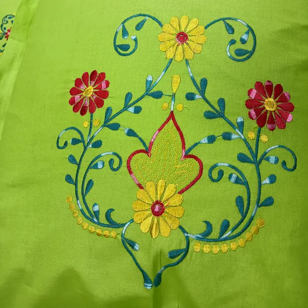 Pack_Of_1_Green_Cotton_Embroidered_Rajkumar_Bedsheet_Double_Bed