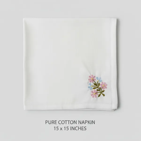 Pack_Of_6_White_Cotton_Embroidered_Floral_Napkin_04_Table_Napkin