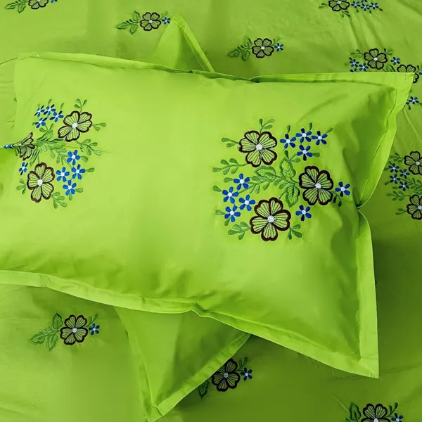 Pack_Of_1_Green_Cotton_Embroidered_Hariyali_Bedsheet_Double_Bed