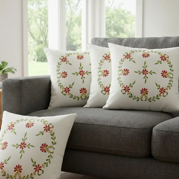 Pack_Of_4_White_Cotton_Embroidered_Madhurima_Cushion_Cover