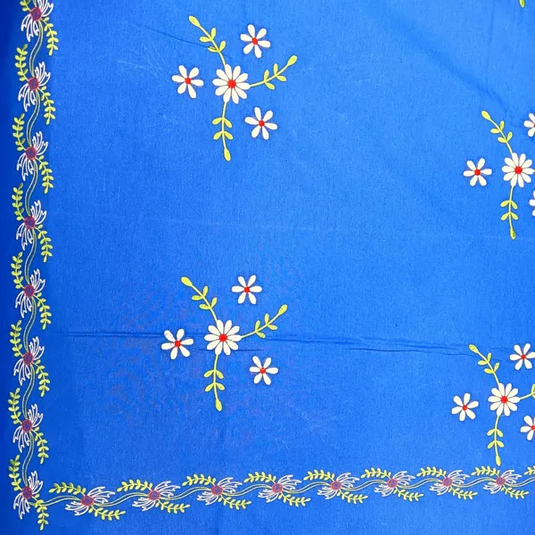 Pack_Of_1_Blue_Cotton_Embroidered_Neela_Guldasta_Bedsheet_Double_Bed