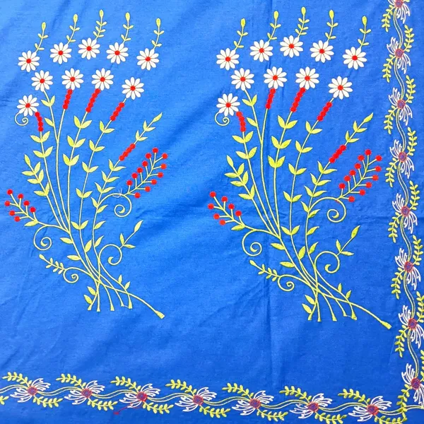 Pack_Of_1_Blue_Cotton_Embroidered_Neela_Guldasta_Bedsheet_Double_Bed