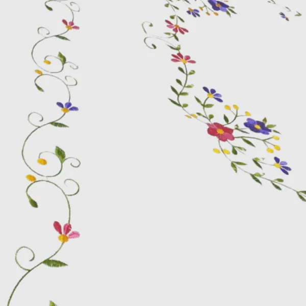 4_Seater_White_Cotton_Embroidered_Sunehri_Table_Cloth