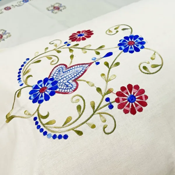 Pack_Of_1_Cream_Cotton_Embroidered_Mehek_Bedsheet_Double_Bed