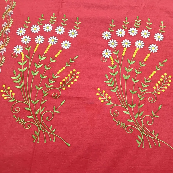 Pack_Of_1_Red_Cotton_Embroidered_Laal_Guldasta_Bedsheet_Double_Bed
