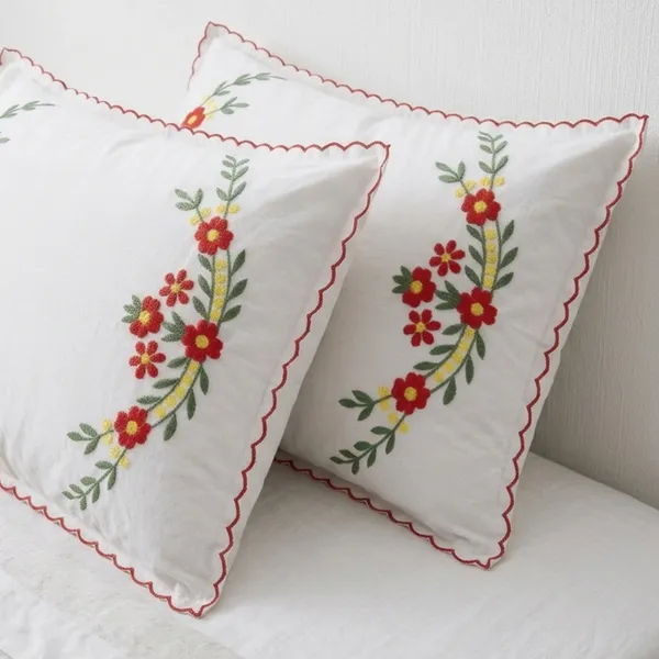 Red_Scarlet_White_Cotton_Embroidered_Pillow_Cover