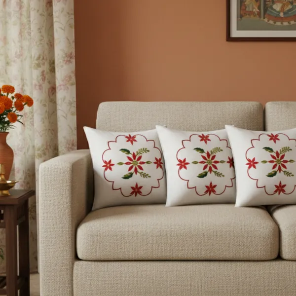 Pack_Of_4_White_Cotton_Embroidered_Sitara_Cushion_Cover