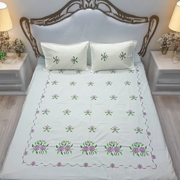 Pack_Of_1_White_Cotton_Embroidered_Nazaakat_Bedsheet_Double_Bed