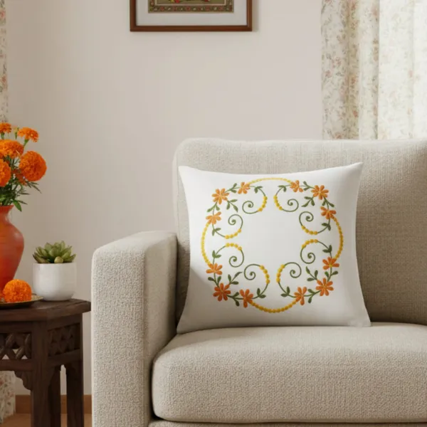 Pack_Of_5_White_Cotton_Embroidered_Rangoli_Cushion_Cover