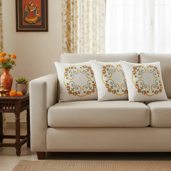 Pack_Of_5_White_Cotton_Embroidered_Rangoli_Cushion_Cover